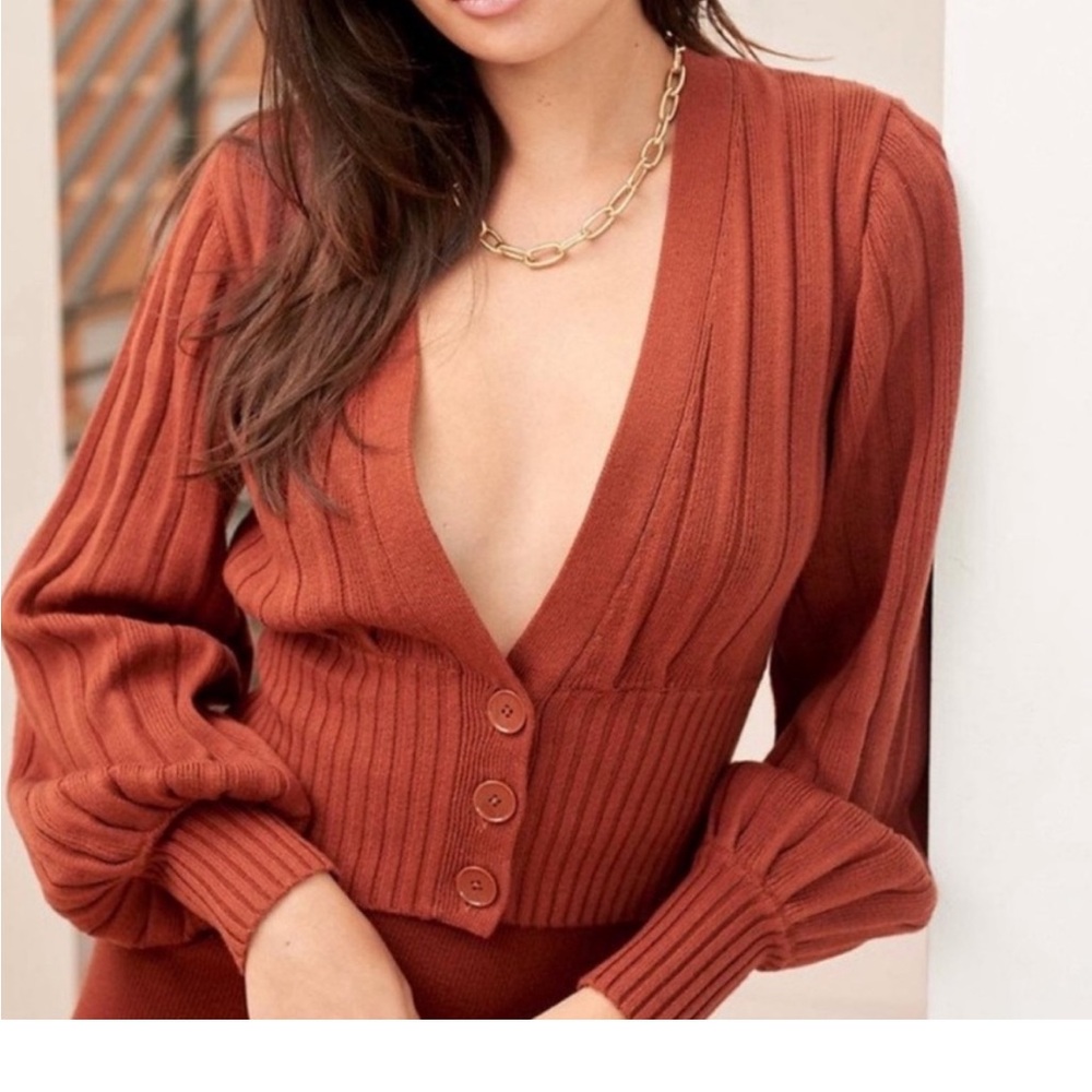 Aritzia Plunge Front Wilfred Cardigan